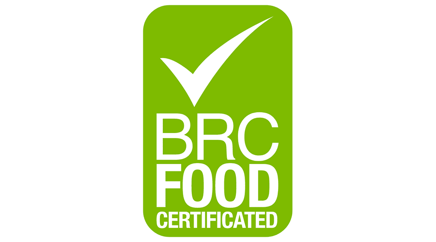 Certificates brc food certificated logo vector